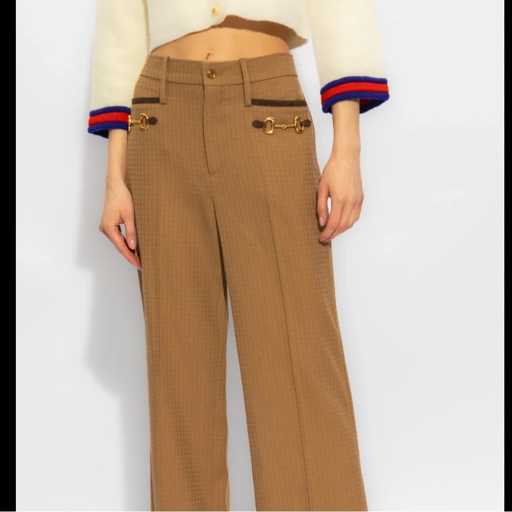 😍😍😍😍😍RARE VINTAGE GUCCI SILK BLEND TROUSERS